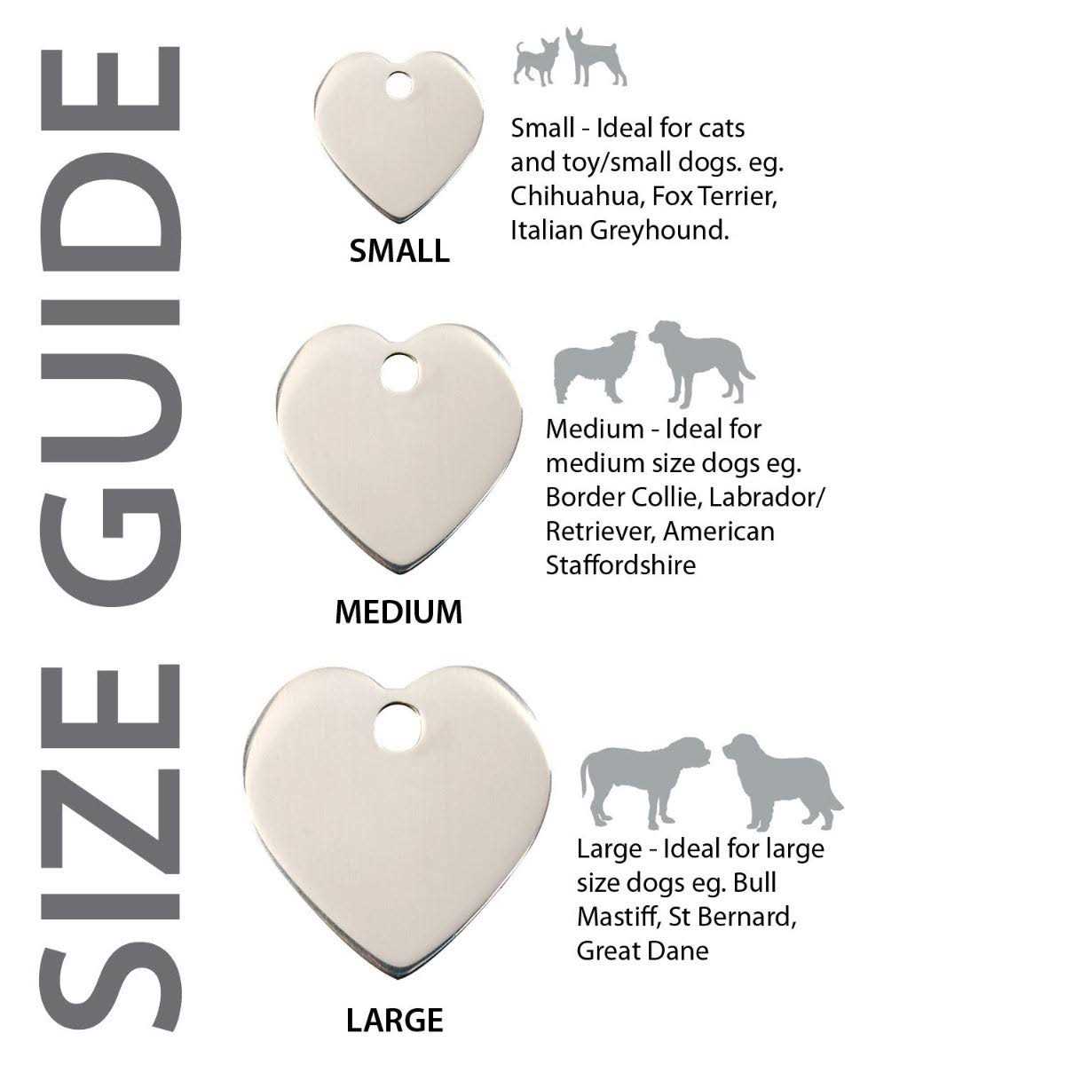 Heart Pet ID Dog Tags T68895