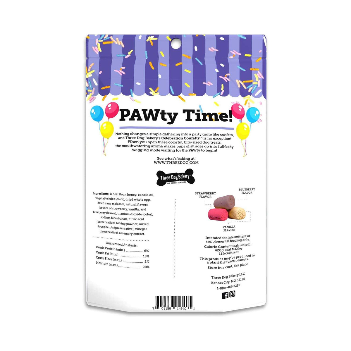Confetti Bites Dog Treats T1030